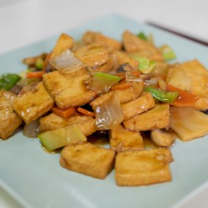 111. TOUFU CON SALSA DE SOJA