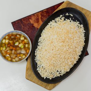 90. ARROZ TOSTADO CON GAMBAS