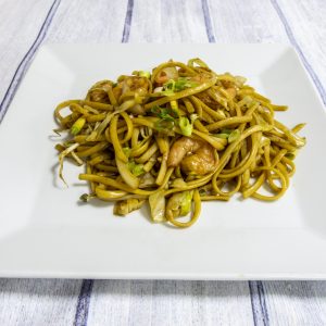 27. TALLARINES CON GAMBAS