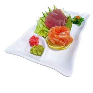444. SASHIMI 6 PIEZAS  (ATÚN, SALMÓN, O COMBINADO)